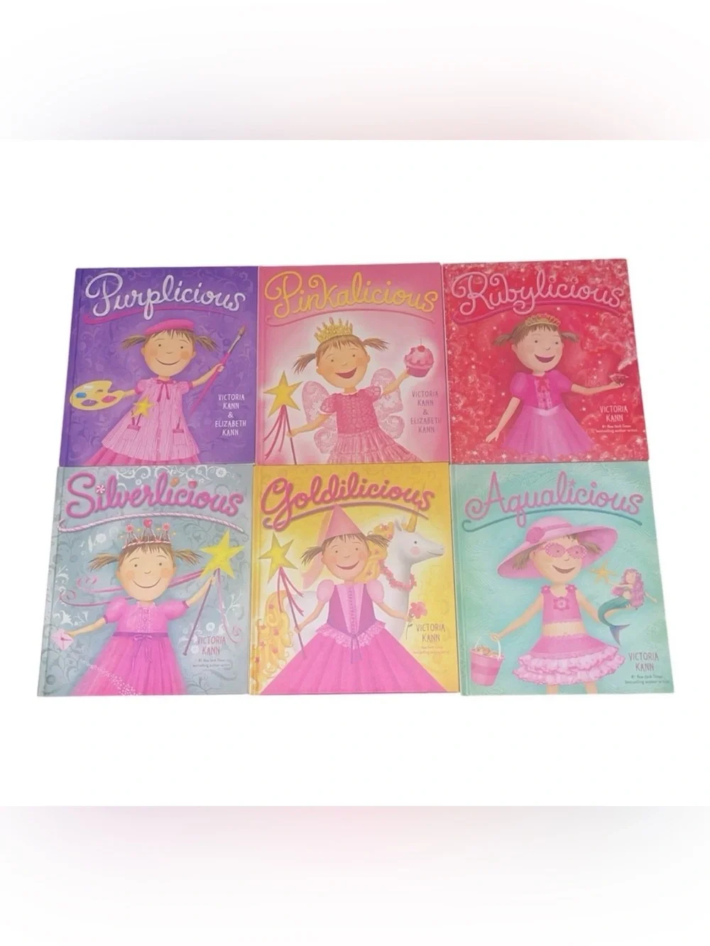 Lot of 6 Pinkalicious Series Picture Books by Victoria Kann Hardcover
